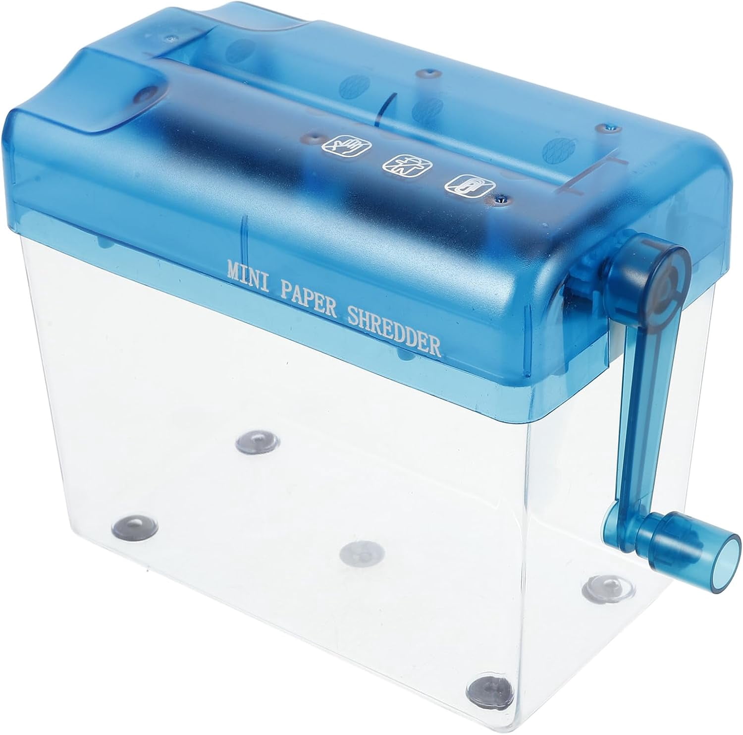 Manual Mini Paper Shredder A6 Desktop Handheld Documents Cutter Portable Office Home Paper Cutting Machine
