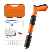 Manual Mini Steel Nail Gun 5 Gears Power Adjustable Concrete nail gun Woodworking integrated air nailer gun with 10 Nails