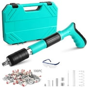 Manual Mini Steel Nail Gun 5 Gears Power Adjustable Concrete nail gun Woodworking integrated air nailer gun with 100 Nails