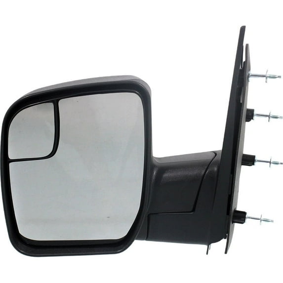 Manual Mirror Driver Side Textured Black For 2010-2014 Ford Econoline Van