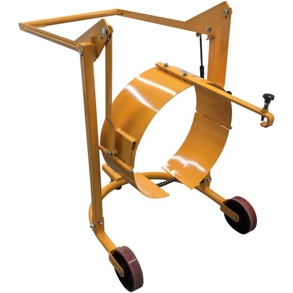 Manual Mobile Drum Rotator 55 Gallon Steel Plastic Drum Handler 661 Lbs Hoop Type Oil Drum Tilter