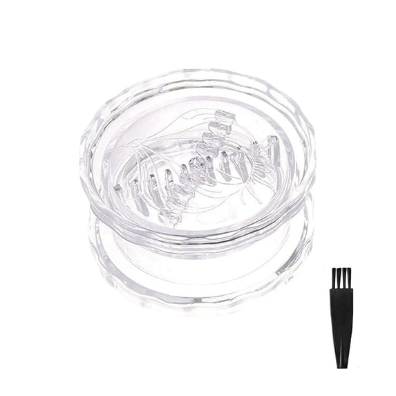 Manual Multi - Functional Garlic Mincer Grinder, Plastic Mini Chopper for Garlic Ginger Chili Veggies, Ideal for Home Cooking Camping Use, Dishwasher Safe Compact Portable Size,White
