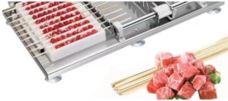 Manual Mutton Kebab Machine, 10 Holes BBQ Skewer Meat Making Machine ...