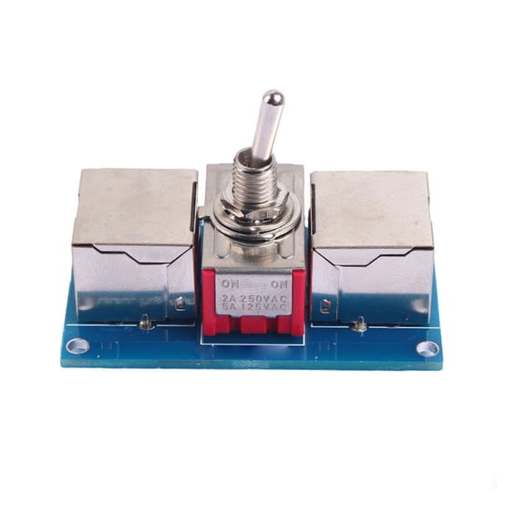 Manual Networking Switches With 2 RJ45 Ports For Twisted Pair Connection And Enhances Data Transfer