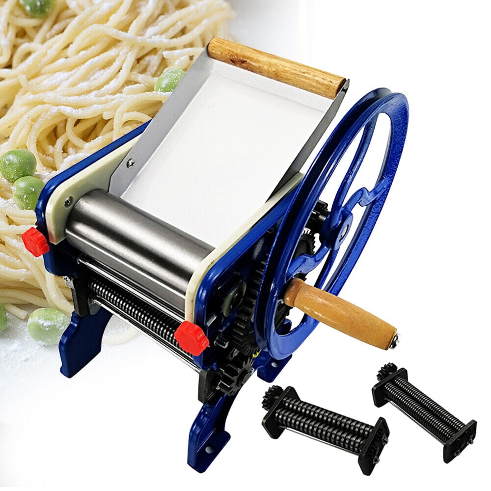  Pasta Maker - Pasta Roller - Noodle Maker Stainless Steel  Manual Dough Press - Pasta Maker Machine With 8 Adjustable Thickness For  Lasagna, Spaghetti, Ramen, Dumpling Skin, Polymer Clay : Home & Kitchen