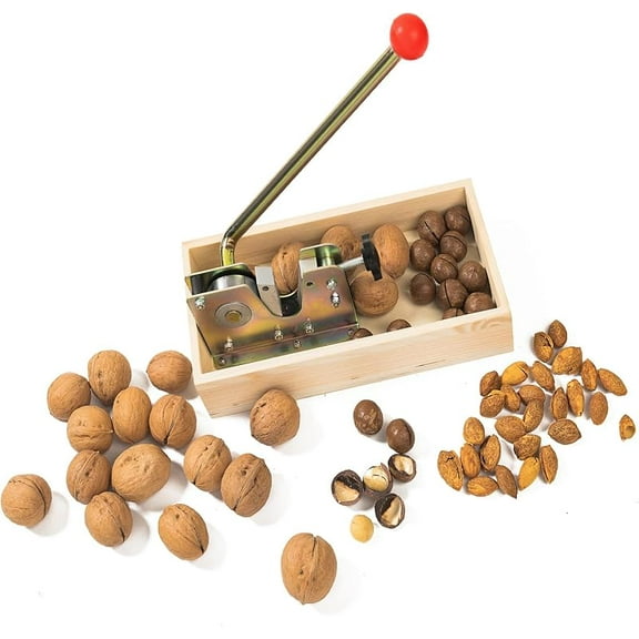 Manual Nutcracker Nut Tongs,Peeling Machine Walnuts Open Tool,Heavy Duty Pecan Nut Cracker Opener Tool for Walnuts Macadamia Pecans Hazelnuts Almonds