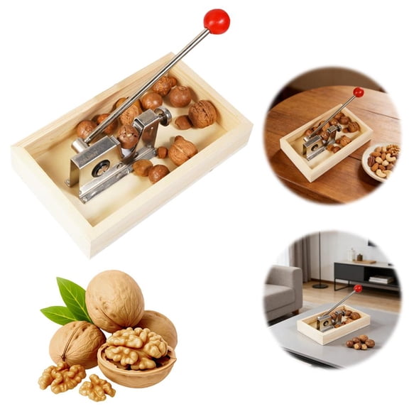 Manual Nutcracker Tool Heavy Duty Nut Cracker Macadamia Pecan Walnuts Nut Cracker Opener Tool Peeling Machine for Hazelnuts Almonds Chestnuts