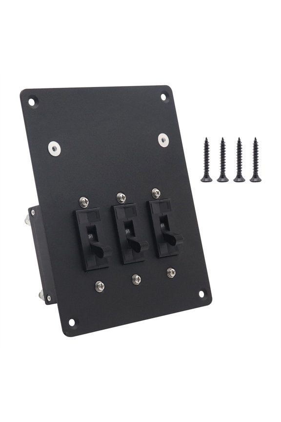 Manual-Off Hydraulic Circuit Breaker with Integrated 5+2 Way 100A Busbar