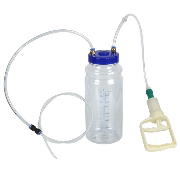 Manual Oil Extractor Pump Hand Vacuum Fluid Suction Tool for Car Oil Change and Automotive Fluid Transfer 0.5 Gallon Capacity