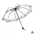 thumbnail image 1 of Manual Open & Close Windproof/Sun Transparent Umbrella Folding Compact BEST 9CA5, 1 of 6