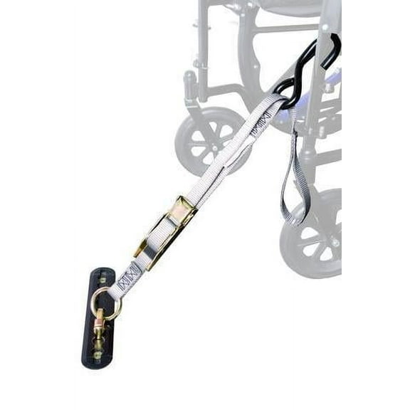 Manual Overcenter Buckle Strap w/ S-Hook, Fits L-Track 4 Pack | SH2002L5B5B-KT