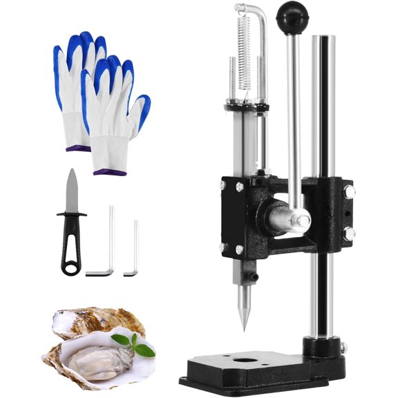 Manual Oyster Shucker Cast Iron Machine - Oyster & Clam Opener Set Shucking Machine Seafood Tools