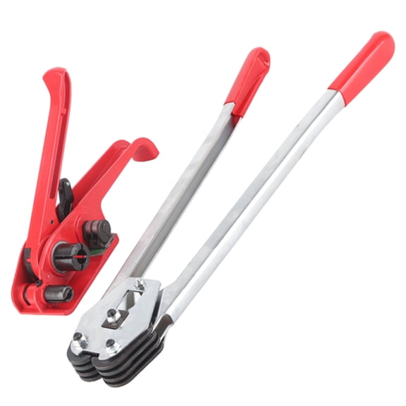 Manual PP/PET Plastic Strap Tensioner & Sealer Hand Strapping Sealing Packing Tool Set
