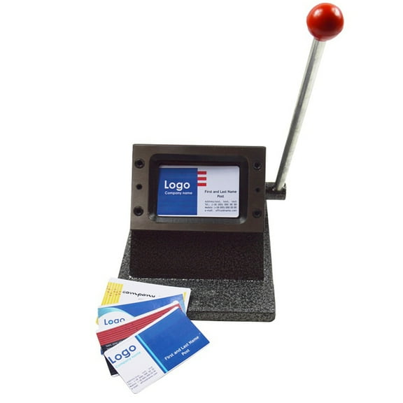 Manual PVC Card Cutter All Metal Business Card Cutting Machine with Round Corners