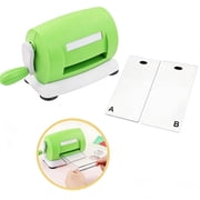 Manual Paper Craft Machine with Carbon Steel Blades - DIY Hand Crank Cutting Tool for Creative Scrapbooking and Card Making Projects