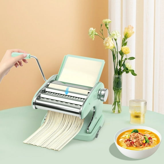 Manual Pasta Machine, Suction Cup Manual Dumpling Machine Small Noodle Mechanism Noodle Machine Press Machine
