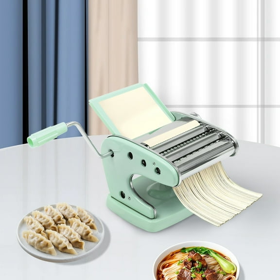 Manual Pasta Maker Machine 6 Adjustable Thickness Settings Lasagna/Dumpling Skin