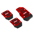 thumbnail image 1 of Manual Pedal Cover Red Nonslip Car Pedal Pads Petrol Clutch Brake Pad Cover Foot Pedals Rest Plate Pack of 3, 1 of 10