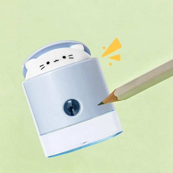 Manual Pencil Sharpener with Transparent Shavings Box, Compact Handheld Pencil Sharpener for Students, Precision Pencil Sharpener for School Supplies