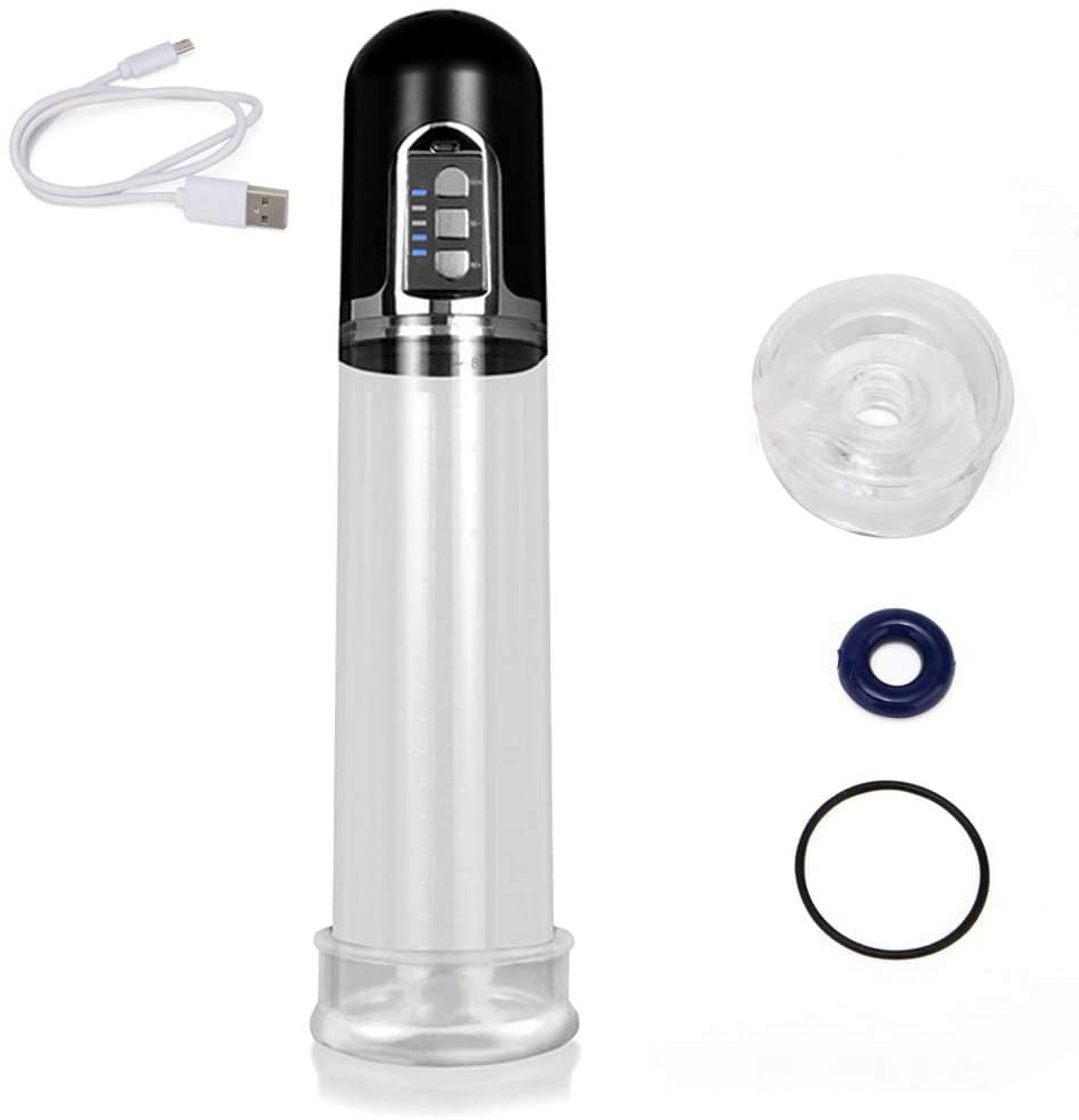 Manual Penis Masturbating Vacuum Pump with Intensities, Enlarge Air Pressure Device, HighVacuum