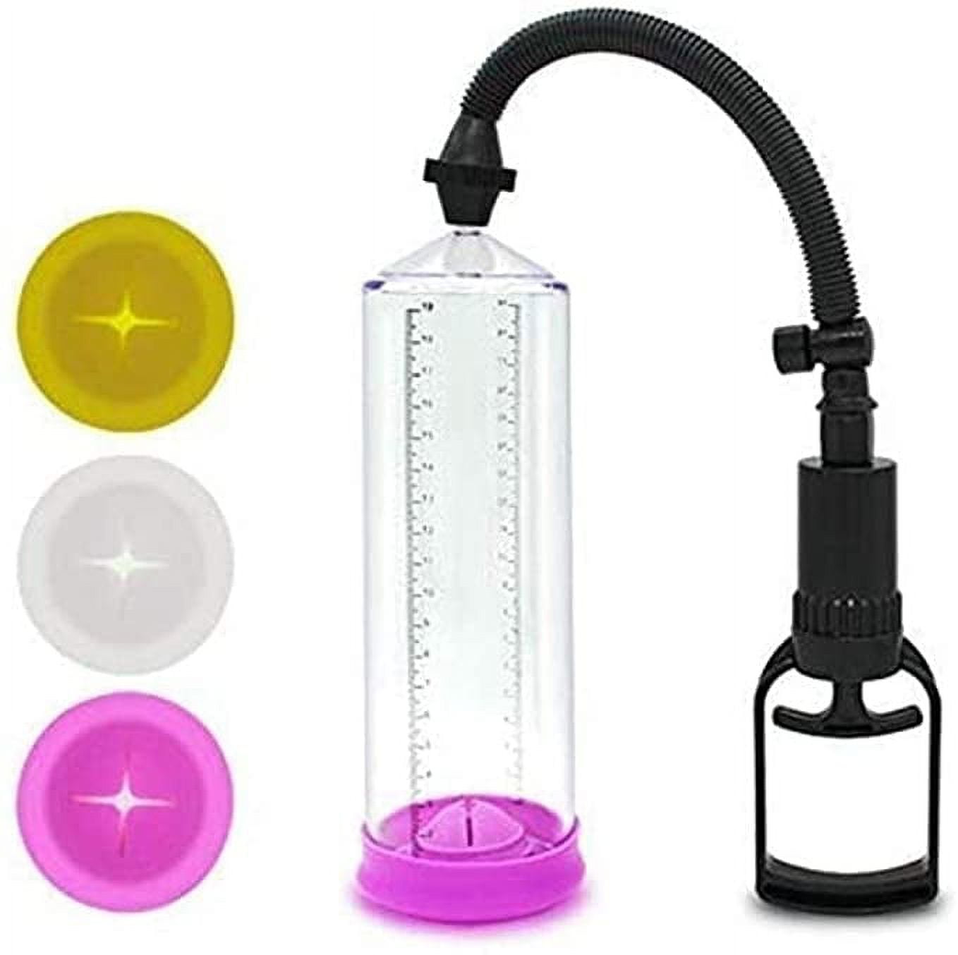 Manual Penis Masturbating Vacuum Pump with Intensities, Enlarge Air Pressure Device, High