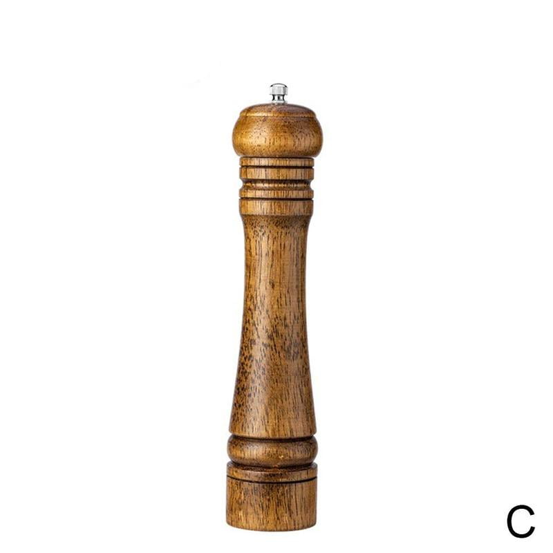 Manual Pepper Grinder Oak Wood Salt Pepper Grinder Multifunction Cruet