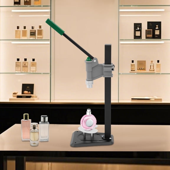 Manual Perfume Bottle Capper Machine, Perfume Sealing Tool DIY Adjustable Height