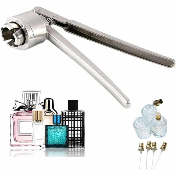 Manual Perfume Crimper, 13mm/15mm/18mm/20mm, Perfume Spray Bottle Sealing Machine,Cap Capper Bottle Cap Crimping Capping Tools(15mm)