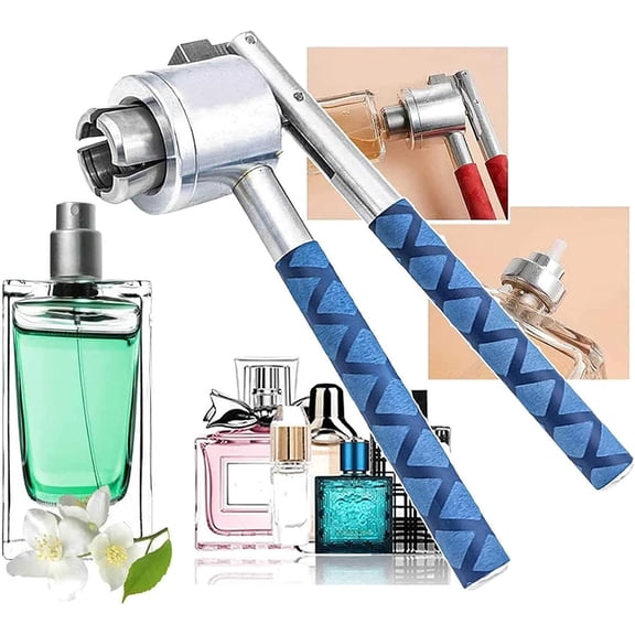 Manual Perfume Vial Sprayer Crimper, 13mm /15mm /18mm /20mm Handheld Bottle Sealing Machine Cap Capper Bottle Crimping Capping Tools,18mm