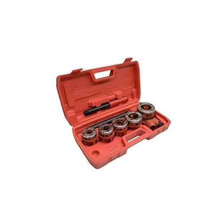 Manual Pipe Threader Die Set (3/8", 1/2", 3/4", 1", 1-1/4")