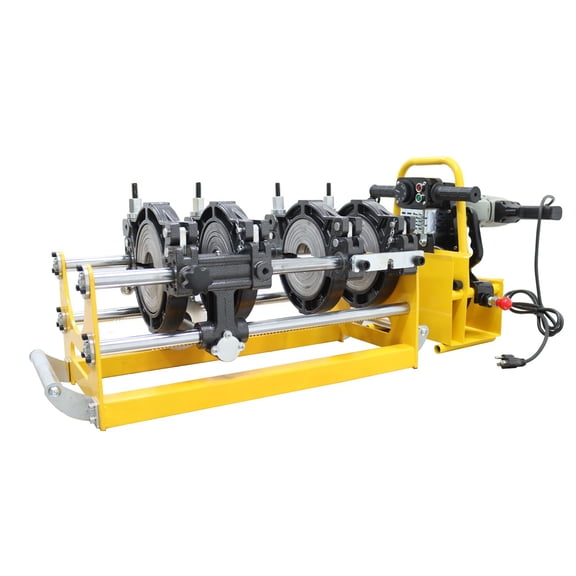 Manual Pipeline Hot Melt Machine 4 Clamps Pipe Fusion Welder for PE PPR PB PVDF Pipe 2.48"-6.3"