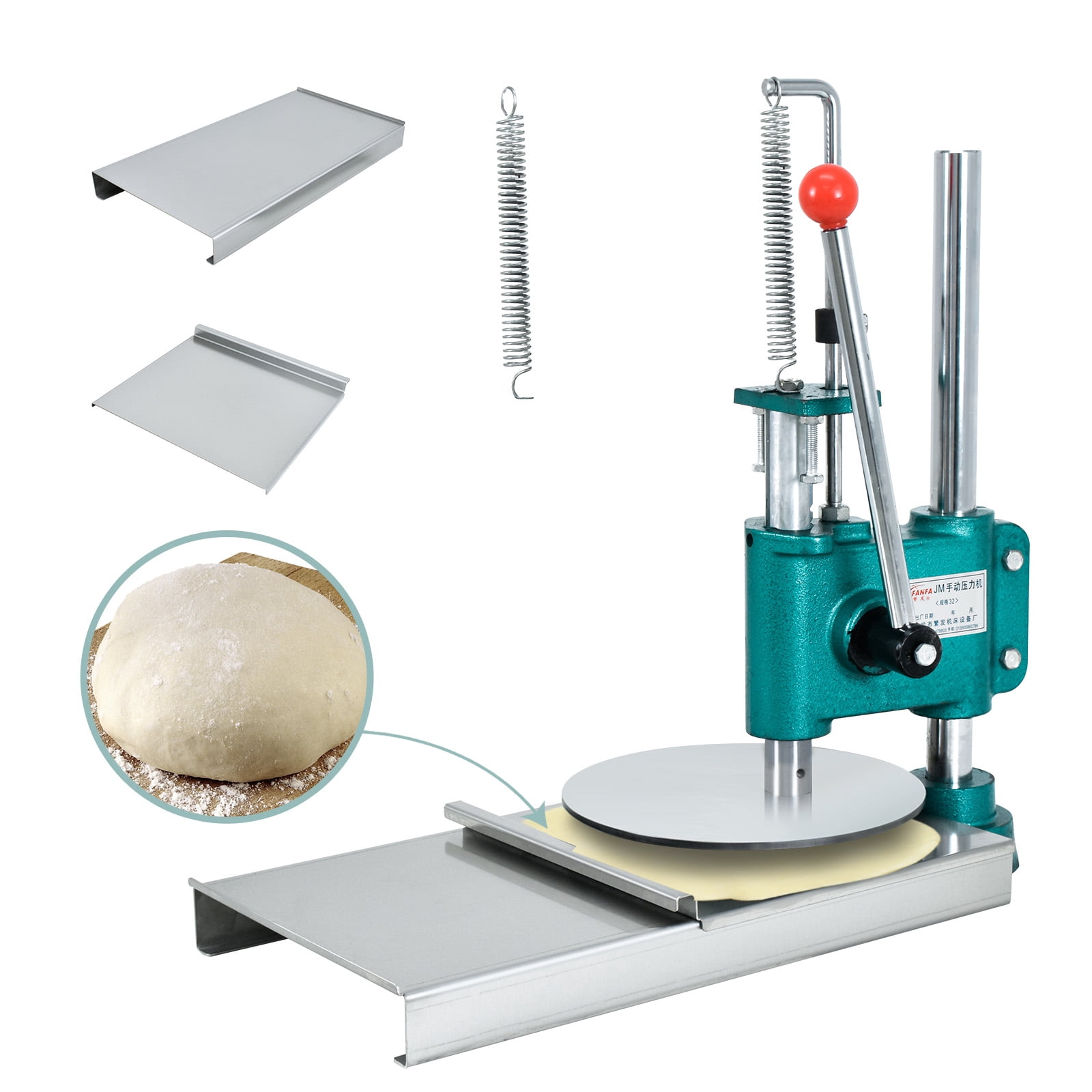 Manual Pizza Dough Press Machine, 9.5