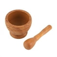 Manual Plastic Garlic Grinder Spices Herbs Mortar Pestle Set Grinding