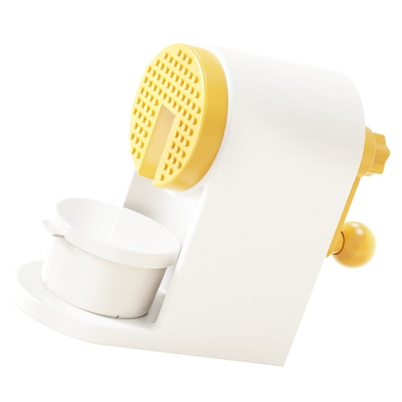 Manual Plastic Ice Grinder with Stainless Steel Shaving Blade For Daily Use