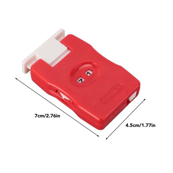 Manual Plastic Stitch Counter for Knitting and Crochet - Adjustable Row Tracker Tool