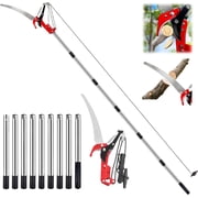 Manual Pole Saw Long Handle Tree Pruner Dual Pulley Tree Trimming Gardening Tool for Yard Garden