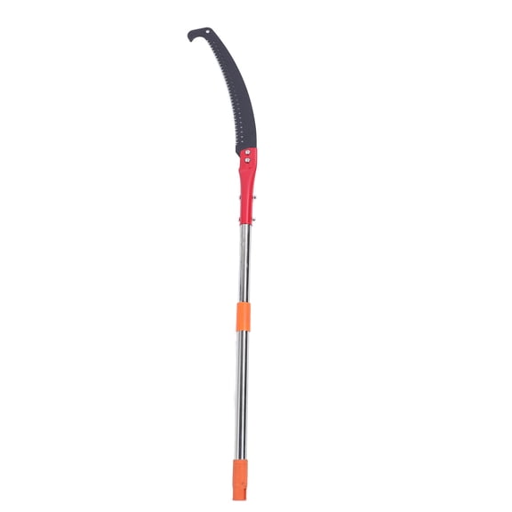 Manual Pole Saw and Tree Pole Pruner 142.1" / 361 cm Extendable Branch Trimmer Stainless Steel High Branches Tree Trimming Tool with Storage Protective Bag