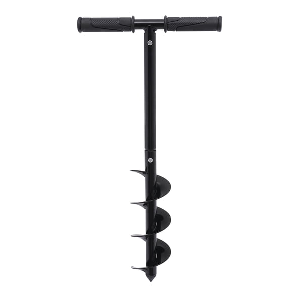 Manual Post Hole Digger, Handheld Spiral Earth Auger Drill, Garden Fence Post Digging Tool