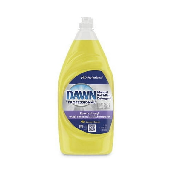 Manual Pot/pan Dish Detergent, Lemon, 38 Oz Bottle | Bundle of 5 Each