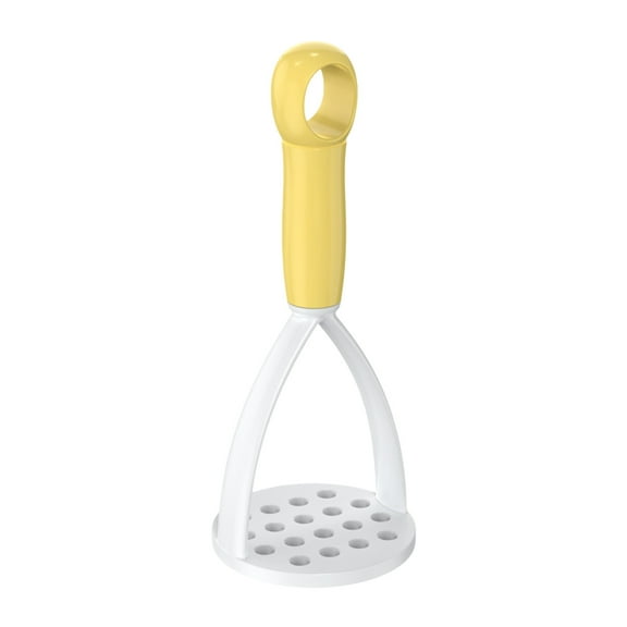 Manual Potato Masher Fruit Vegetable Tool Mini Non Stick Kitchen Utensil for Smooth Puree