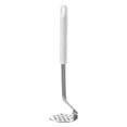 thumbnail image 1 of Manual Potato Masher Large Crusher for Mashed Potatoes Stainless Multi Purpose Mini Potato Puddler Stainless Household Manual Potato Mashers Home and kitchen (White, L), 1 of 9