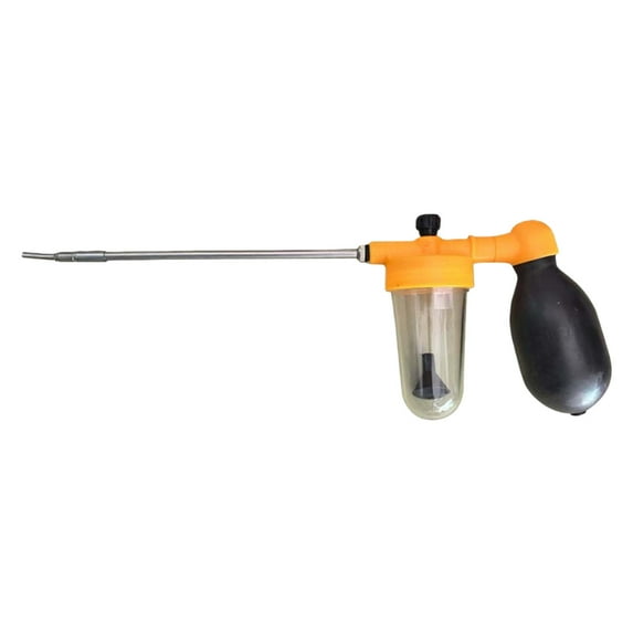 Manual Powder Sprayer With Detachable Rod Cordless Dust Blower For Garden Workshop Maintenance