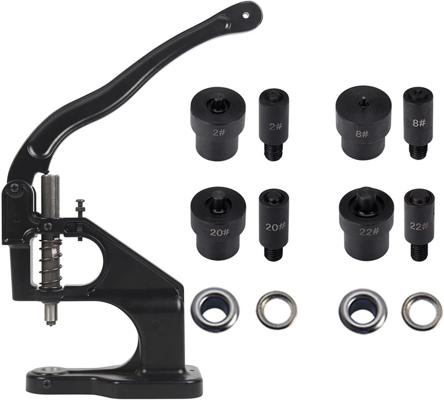 Manual Press Button Installation Machine Hand Press Grommet Eyelet ...