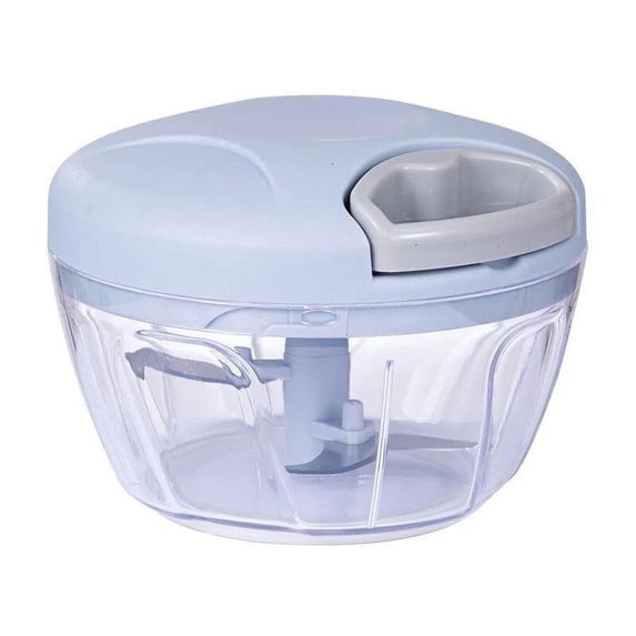 Manual Pull Food Chopper Hand Pull String Garlic Chopper For Kitchen Easy Cleaning Food Processor For Onions Garlic Carrots Tomato Meat With Stainless Steel