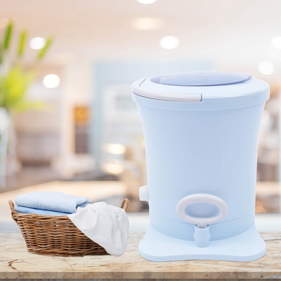 Manual Pulling Rope Dehydrator Double-Drive Design Portable Laundry Dryer Barrel