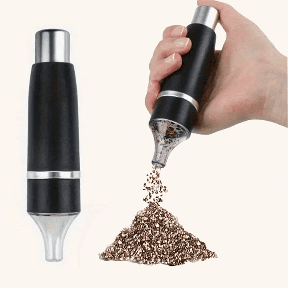 Manual Push-Down Spice Grinder - ABS Plastic, 143.5cm, 58.5g, Compact & Lightweight for Kitchen Use