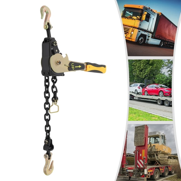 Manual Ratcheting Chain Load Binder Yellow Ratcheting Chain Binder Heavy Duty Tie Down Ratchet Load Binder