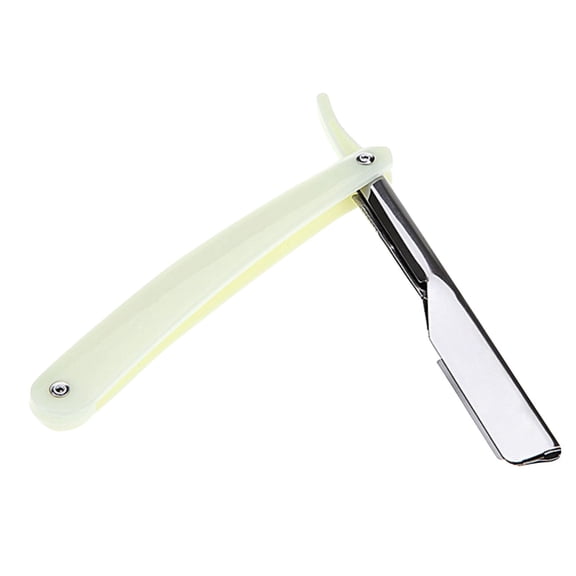Manual Razor for Men Vintage Straight Edge Shaving Razor Portable Metal Shaving for Beard Sideburns and Hair Shaping