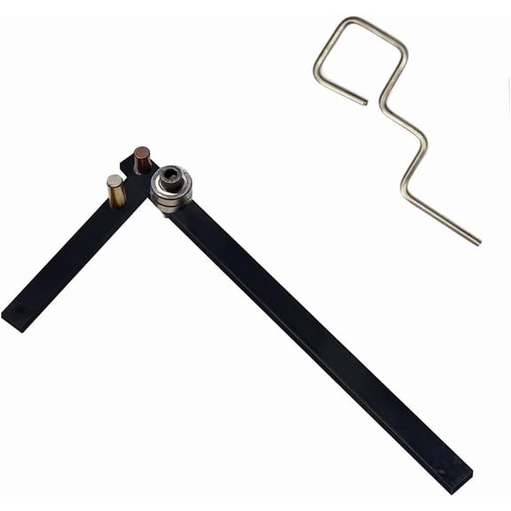 Manual Rebar Bender Small Pipe Bender Hand Rebar Bender Desktop Workbench Bending Tool for Bending of 1/4" Pipe