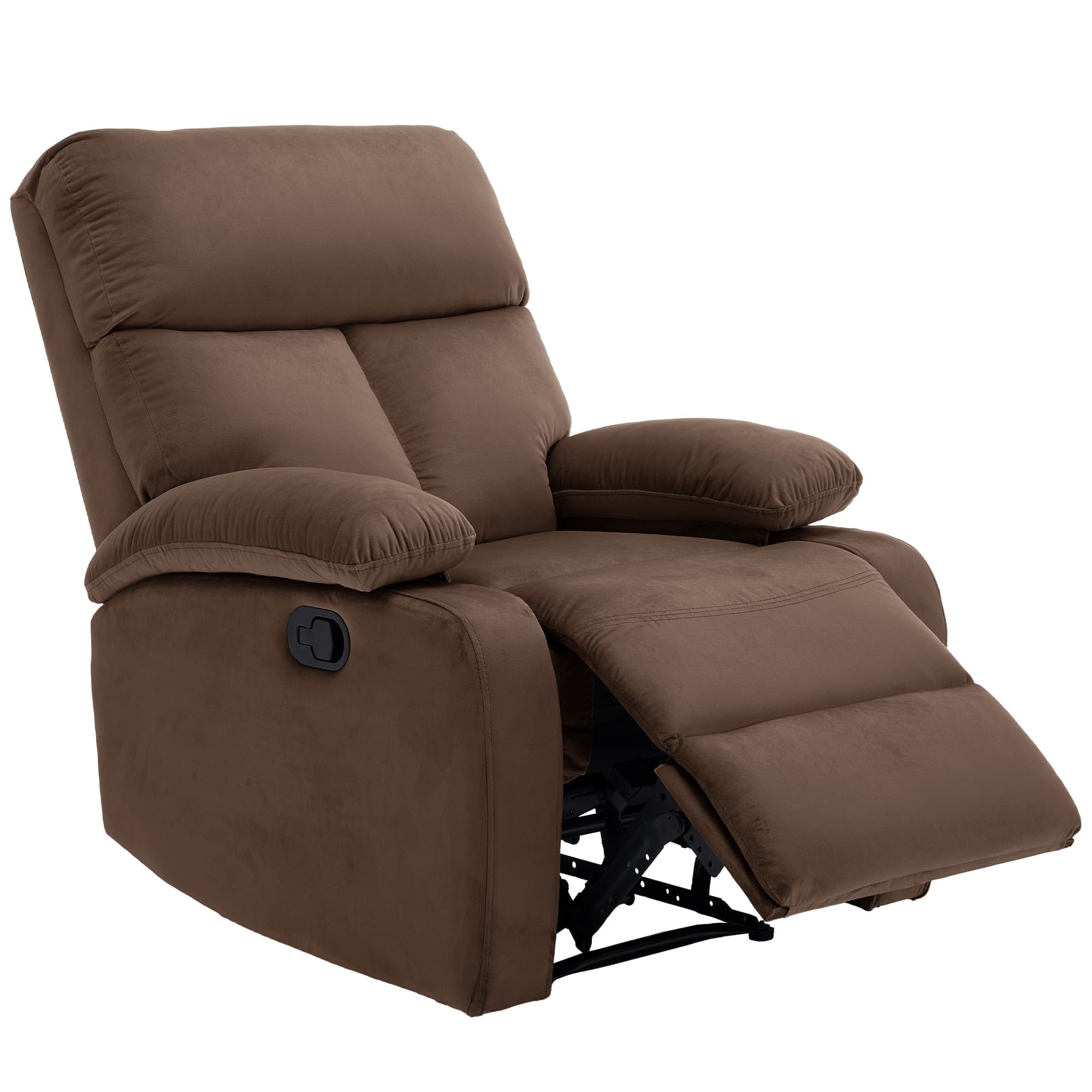 Small Space Rocker Manual Recliner Chair for Adults, Small Recliner Chair for Small Spaces ...